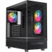Thùng máy EINAREX S500 Core Black F-ATX | Kèm 1 Fan Đen, Kính cường lực, Đen - 3