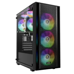 Thùng máy Gamdias Aura GC2 Elite ARGB F-ATX (Kèm Sẵn 4F ARGB) - Đen - Bezon Buôn Ma Thuột