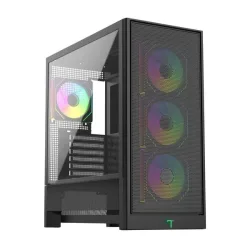 Thùng máy Linktech Bahamut 4Fa Full ATX Gaming (Kèm Sẵn 4F Argb) - Đen - Bezon Buôn Ma Thuột