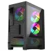 Thùng máy Gaming LinkTech Bahamut M 4F M-ATX (Kèm Sẵn 4 Fan Fixed RGB) - Đen - 4