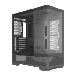 Thùng máy hồ cá E-DRA ECS1303H | Micro-ATX, Mặt kính cường lực, Hỗ trợ 5 Fan, Trắng - Bezon Buôn Ma Thuột