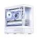 Thùng máy Jonsbo D200 Micro-ATX | Trắng, Kính Cong - 1