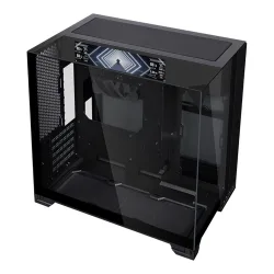 Thùng máy Lian Li O11 Vision M Digital (LCD 9.2 inch) (Không Kèm Fan) (CASELLO11VMDX) | M-ATX/ITX, LCD 9.2 inch, VGA 410mm, Đen - Bezon Buôn Ma Thuột