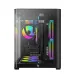 Thùng máy LinkTech Siren M (Chưa kèm Fan) | M-ATX/ITX, Mặt kính cong, Đen - 2