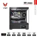 Thùng máy VSP X3 Pro Gamer Edition Monitor - Đen, không kèm fan - 5