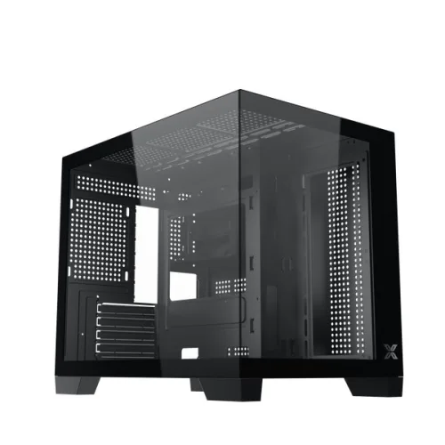 Thùng máy Xigmatek Aqua ML (EN90038) ATX (Chưa Kèm Fan) | M-ATX/Mini-ITX, Kính cường lực, Đen