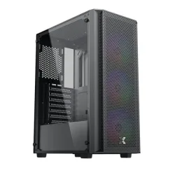 Thùng máy Xigmatek Bezon 3F (EN90649) F-ATX | Kèm sẵn 3 Fan, Đen - Bezon Buôn Ma Thuột