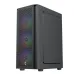 Thùng máy Xigmatek Bezon 3F (EN90649) F-ATX | Kèm sẵn 3 Fan, Đen - 4