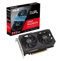 Card màn hình AMD Radeon RX 6500 XT ASUS Dual OC | 4GB GDDR6, 1024 SP, 500W - Bezon Buôn Ma Thuột
