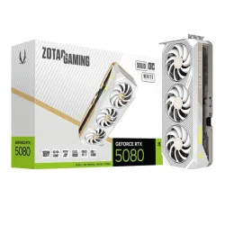 Card màn hình NVIDIA GeForce RTX 5080 ZOTAC SOLID White Edition OC | 16GB GDDR7, 10752 CUDA, 850W - Bezon Buôn Ma Thuột