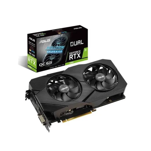 Card màn hình NVIDIA GeForce RTX 2060 ASUS Dual cũ | 6GB GDDR6, 1920 CUDA, 500W