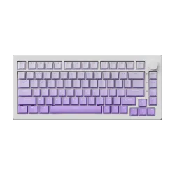 Bàn phím cơ AKKO 5075B V3 White Purple Gradient | 75%, 3 Mode, Frost Pink, 10000mAh - Bezon Buôn Ma Thuột