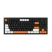 Bàn Phím Giả Cơ Có Dây VSP VK78 | Black-White-Orange (KM04-VK78000164) - 1