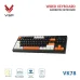 Bàn Phím Giả Cơ Có Dây VSP VK78 | Black-White-Orange (KM04-VK78000164) - 4
