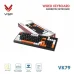 Bàn phím VSP VK79 | Membrane, 95 phím, LED Rainbow, USB-C, núm xoay - 4