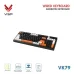 Bàn phím VSP VK79 | Membrane, 95 phím, LED Rainbow, USB-C, núm xoay - 5