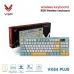 Bàn phím không dây VSP VK84 Plus | 84 phím, 3 Mode, Membrane, RGB - 3