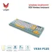 Bàn phím không dây VSP VK84 Plus | 84 phím, 3 Mode, Membrane, RGB - 4