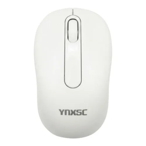 Chuột Gaming Ynxsc W108G White | Không dây 2.4G, 1600 DPI, Ergonomic, Trắng