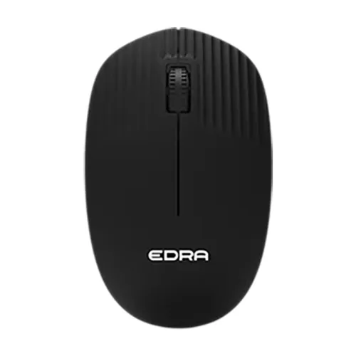 Chuột văn phòng EDRA EM608W | Wireless 2.4Ghz, 1000 DPI, 47g, Đen