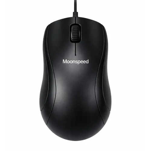 Chuột văn phòng Motospeed F333 Black | USB có dây, 1200 DPI