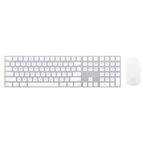 Combo phím chuột văn phòng Apple A1843 | Bluetooth, Fullsize, White