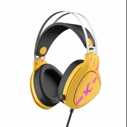 Tai nghe Gaming Xiberia V30 | Có dây (USB), Overear, RGB, Vàng - Bezon Buôn Ma Thuột
