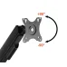 Giá treo màn hình Brateck LDT97 C012E - Đen | 17 - 32 inch - 2