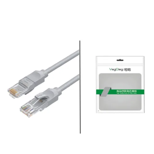 Dây mạng bấm sẵn CAT 6 VEGGIEG V-E624 | 1m