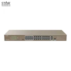 Switch 24 Port 10/100Mb Tenda TEF1126P-24-250W - Bezon Buôn Ma Thuột