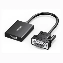Cáp chuyển đổi VGA sang HDMI + Audio | 1080P@60Hz, Ugreen 50945 - Bezon Buôn Ma Thuột