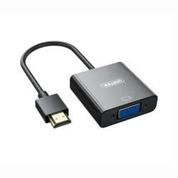 Cáp Chuyển HDMI (M) To VGA (F) Unitek V128BBK Kèm Audio (âm thanh) - Bezon Buôn Ma Thuột