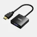 Cáp Chuyển HDMI (M) To VGA (F) Unitek V128BBK Kèm Audio (âm thanh) - 1
