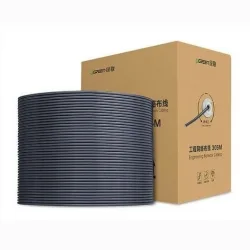 Cáp mạng Ugreen CAT5E U/UTP (60547) | Cuộn 305m, 8P8C, 24AWG, 350MHz, Xám - Bezon Buôn Ma Thuột