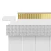 Cáp Riser TRYX Dành Cho VGA PCIe 5.0 String 200mm (M-ATX, Mini-ITX) - Trắng - 2