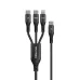 Cáp sạc 3 in 1 Bison CB301 | C to M+L+C, 100W, 1.2m - 2