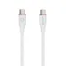 Cáp sạc nhanh Bison CB100 White | C to C, 60W, 1.2m - 2