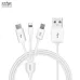 Cáp Sạc Pisen 3 in 1 AP07-1200 ( Type-C/ Lightning/ MicroUSB ) 1.2m - 4