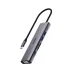 Bộ chuyển đổi đa cổng USB-C RAPOO (XD71) | USB-C to HDMI 4K 60Hz, 2 x USB-A 3.0, RJ45, SD/TF Card, PD - 3