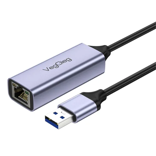 Bộ chuyển đổi USB 3.0 to LAN VEGGIEG VK306 | 1000Mbps