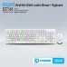 Combo phím chuột giả cơ gaming FD G9500P | Có dây, Fullsize, Membrane, RGB Rainbow, White - 4