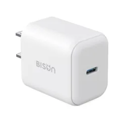 Củ sạc nhanh Bison BCH540 White 20W USB-C PD chuẩn US - Bezon Buôn Ma Thuột