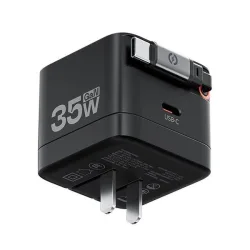 Củ sạc nhanh Movespeed MSA03 35W | Super GaN, Tích hợp Type C, Đen - Bezon Buôn Ma Thuột