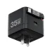 Củ sạc nhanh Movespeed MSA03 35W | Super GaN, Tích hợp Type C, Đen - 2