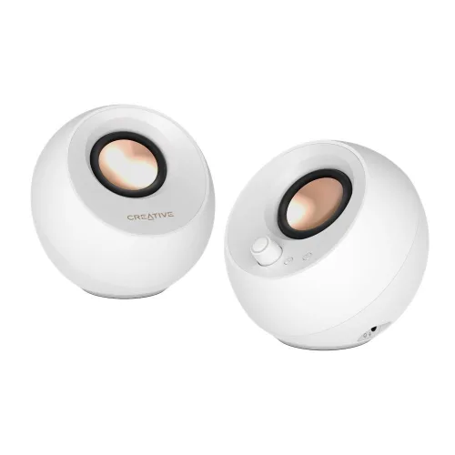 Loa Creative Pebble Pro | Bluetooth, Trắng (51MF1710AA003)