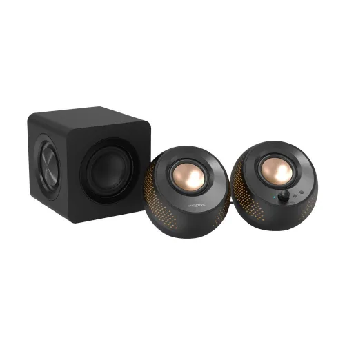 Loa Creative Pebble X Plus | Bluetooth, RGB, Đen (51MF0495AA000)