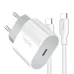 Bộ sạc nhanh Veggieg V-M101 PD20W + Cáp Type C 1.2M (Chuẩn EU) - 3