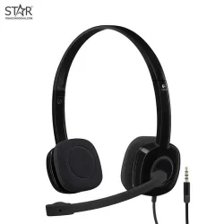 Tai nghe Logitech H151 STEREO | Có dây, On-ear, Đen - Bezon Buôn Ma Thuột