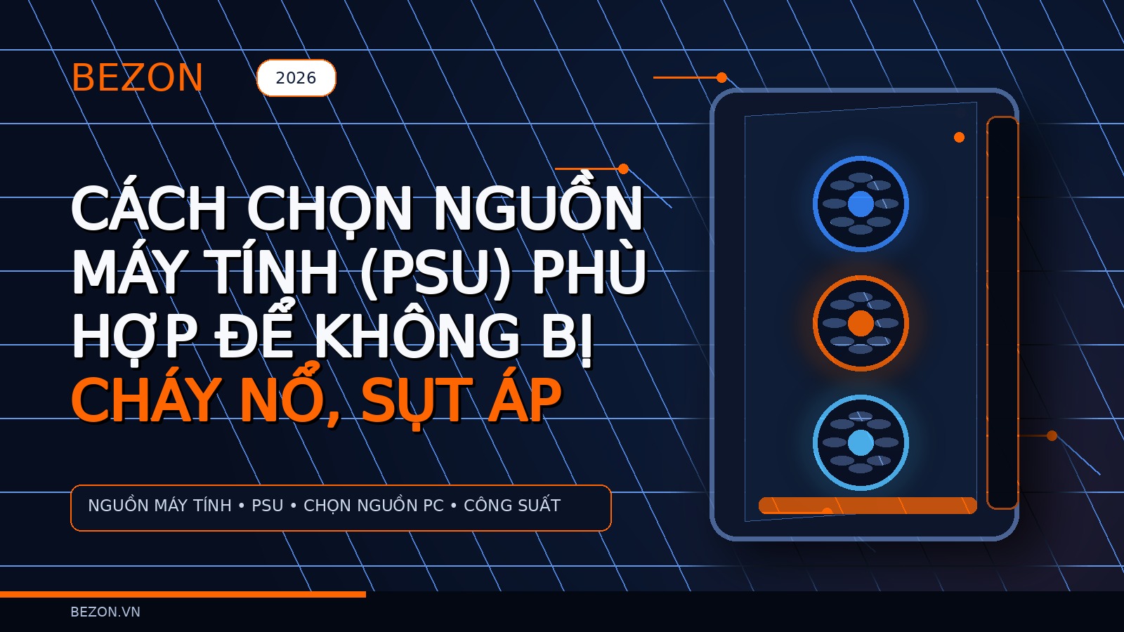 Cách Chọn Nguồn Máy Tính (PSU) Phù Hợp Để Không Bị Cháy Nổ, Sụt Áp
