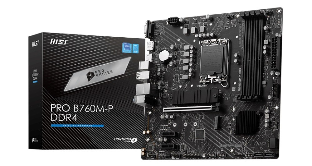 MAINBOARD MSI PRO B760M-P DDR4